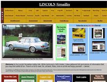 Tablet Screenshot of lincolnversailles.com